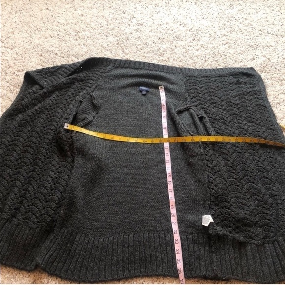 American Eagle textured wool open cardigan… - Picture 5 of 8